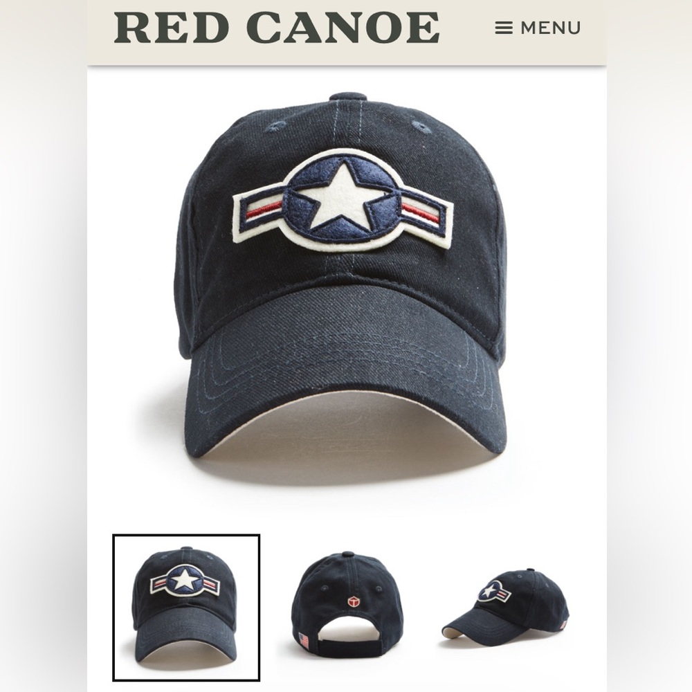 Red Canoe USAF Cap navy hat